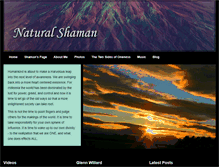 Tablet Screenshot of naturalshaman.com